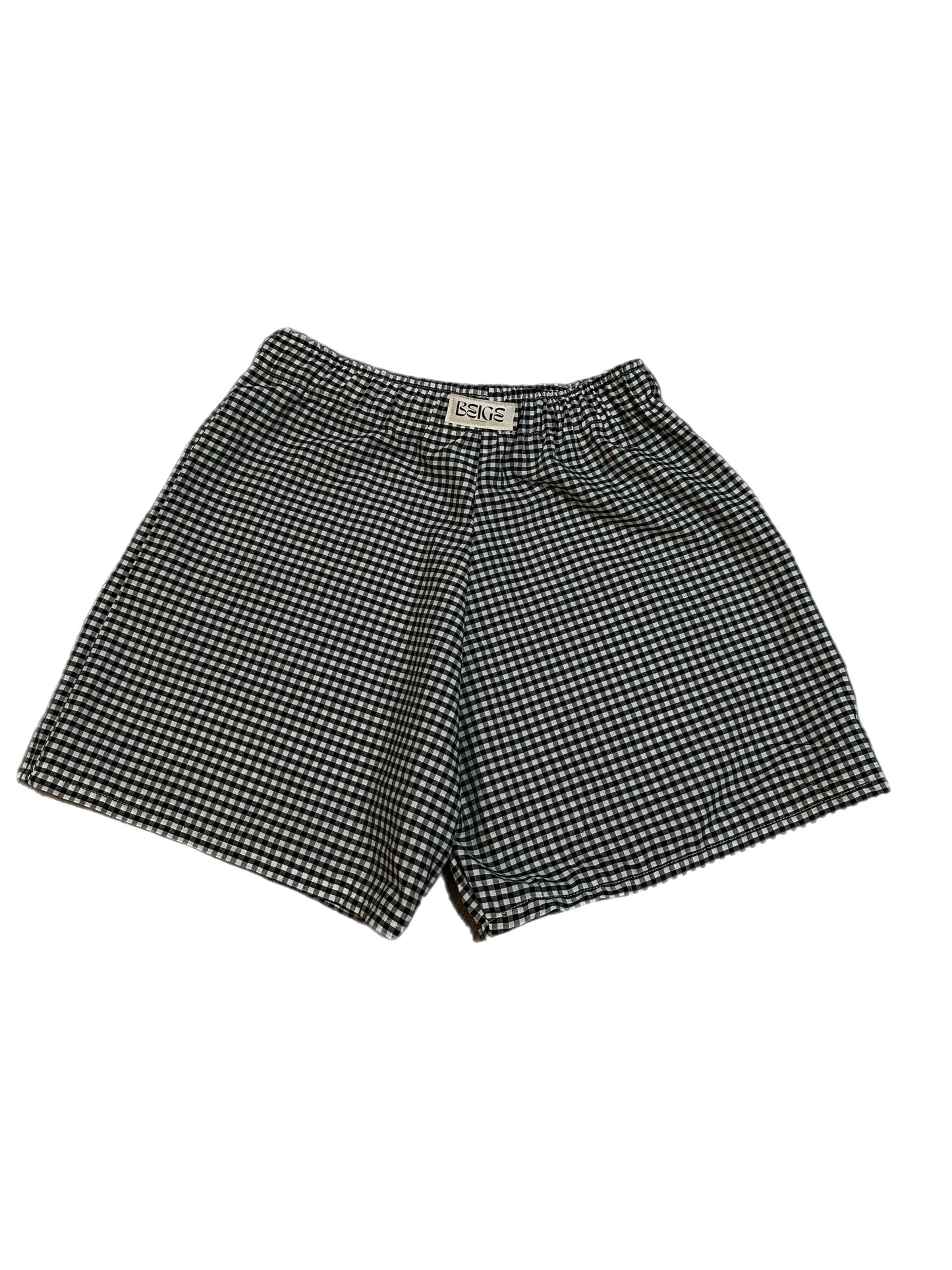 Gingham Boxer Black