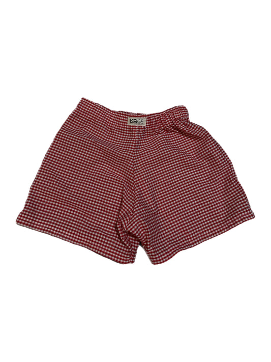 Gingham Boxer Red